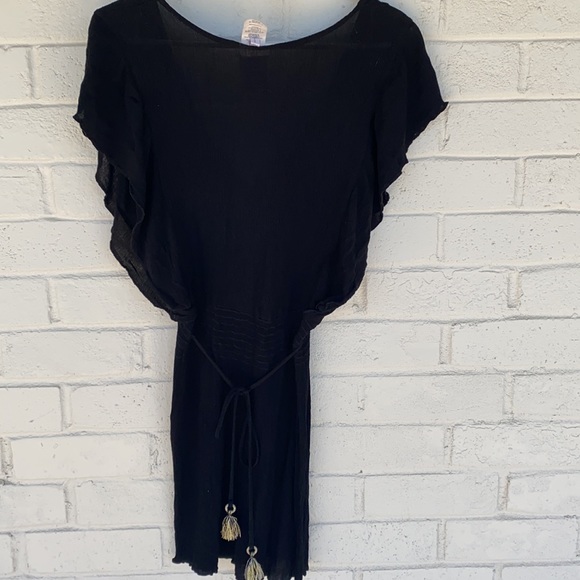 BECCA Palermo Flutter Sleeve Swim Cover Up Dress XS/S - Picture 4 of 8